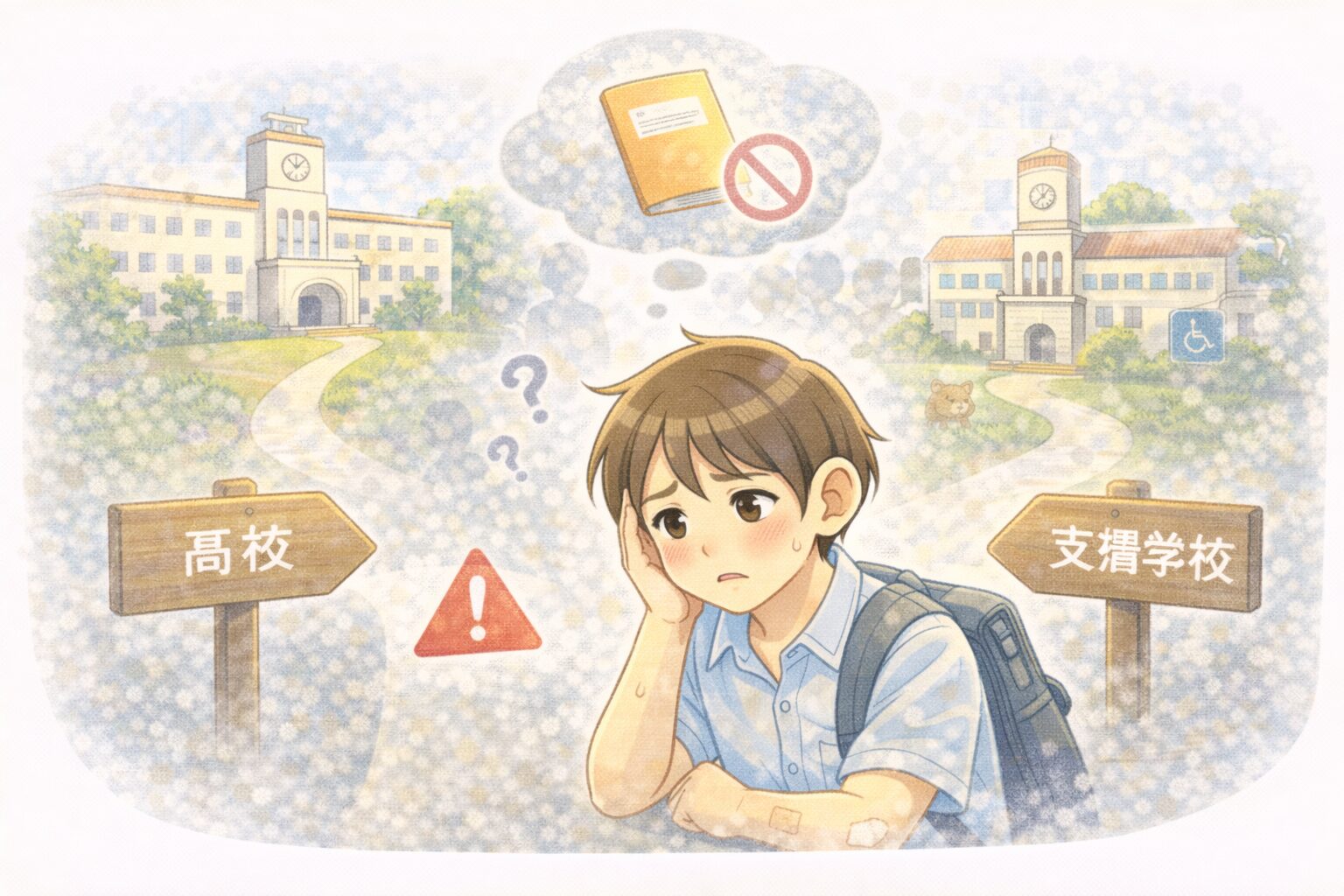 グレーゾーン中学生だったうちの三男は、発達障害の特性が見られるものの、正式な手帳を交付してもらえるような診断を受けれなかったため、進路選びにおいてグレーゾーン特有の困難な課題に直面しました。