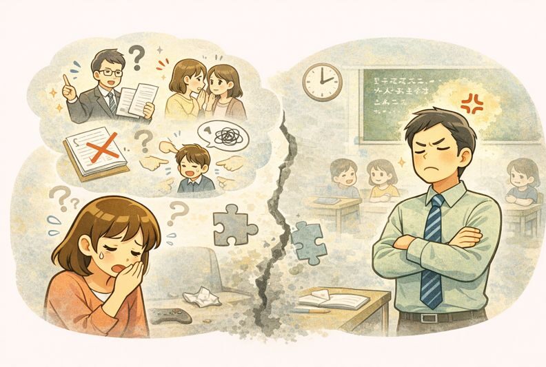 なぜ先生に相談できないのか