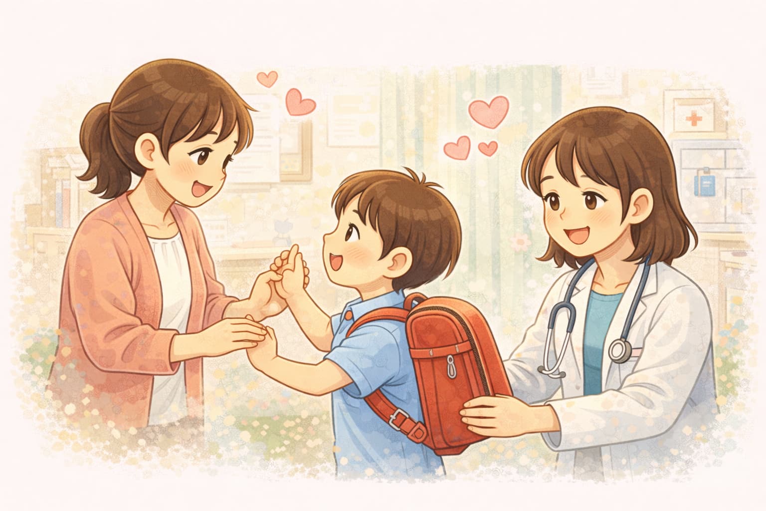 1年生の時の若い女性の担任の先生が大好きで、保健の先生も若い女の先生だったので、かまってほしかったのでしょうか・・・。