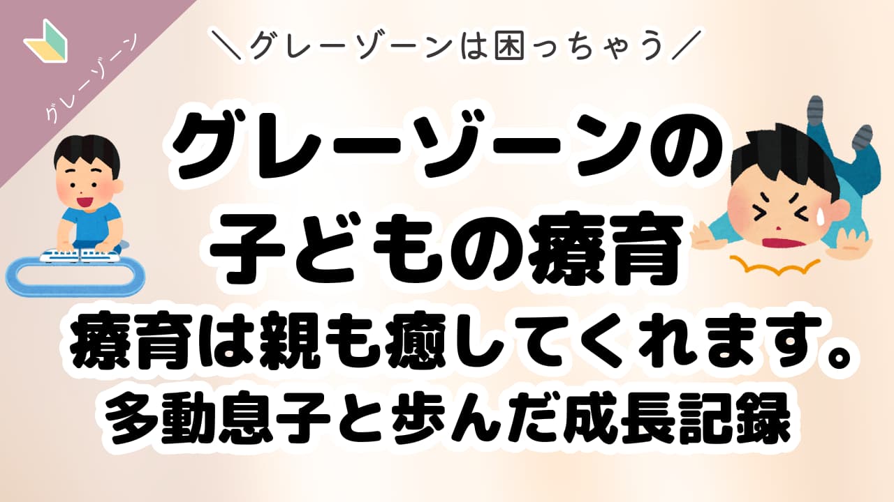 グレーゾーンの子供の療育アイキャッチ