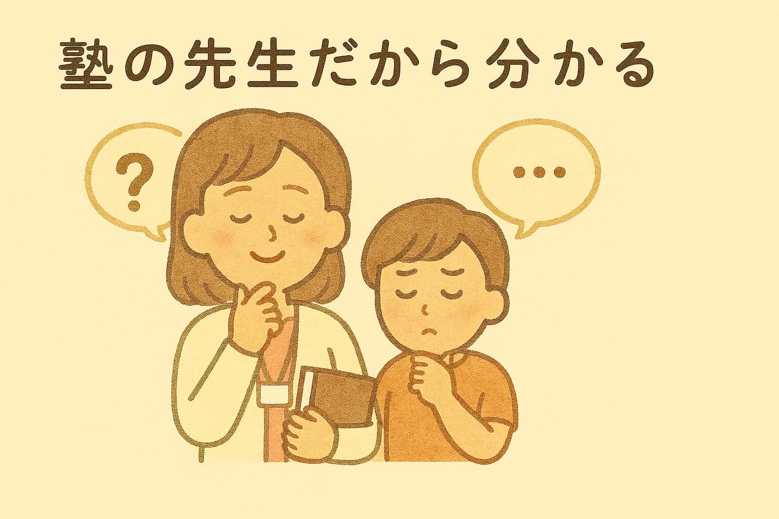 塾の先生だから分からない理由を知っています