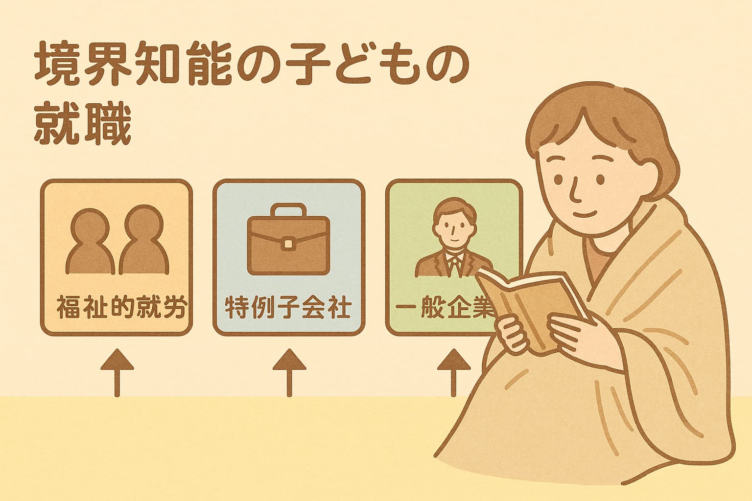 境界知能や発達障害の子供の就職活動