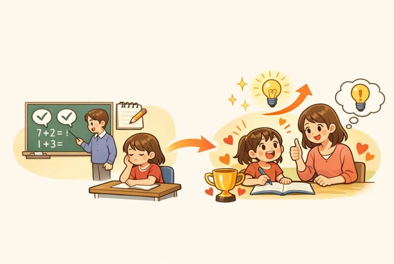 算数嫌いの小4女子に私が褒められて、ハッとさせられた話