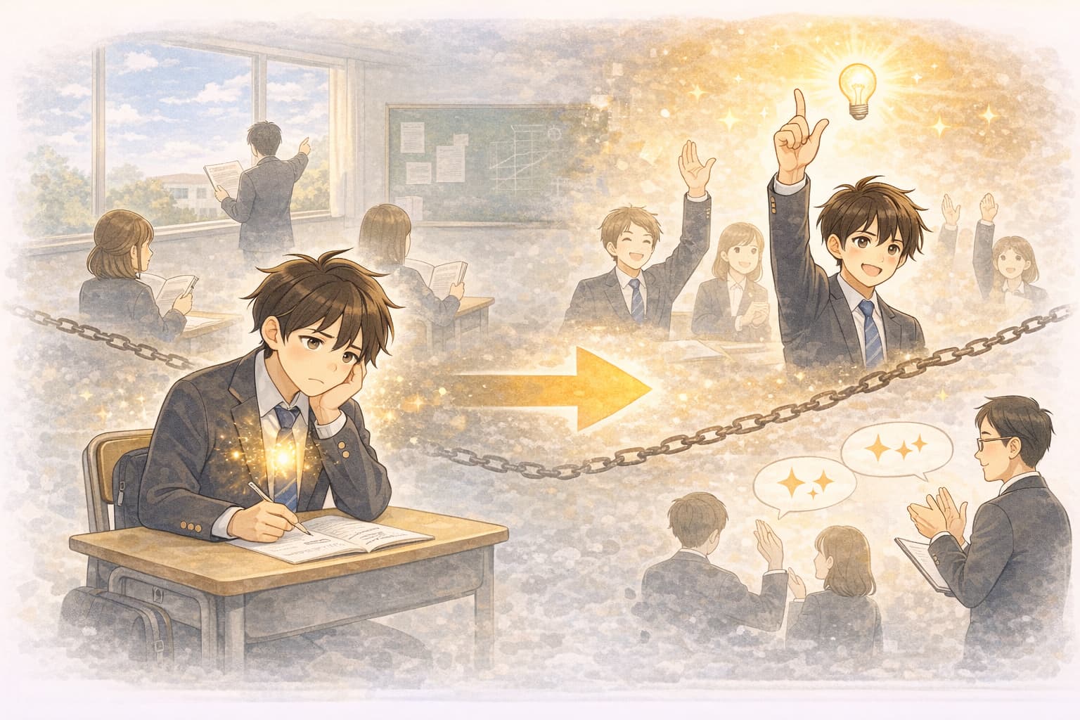 「やる気」の定義は人それぞれ。休まず通うのは立派な才能