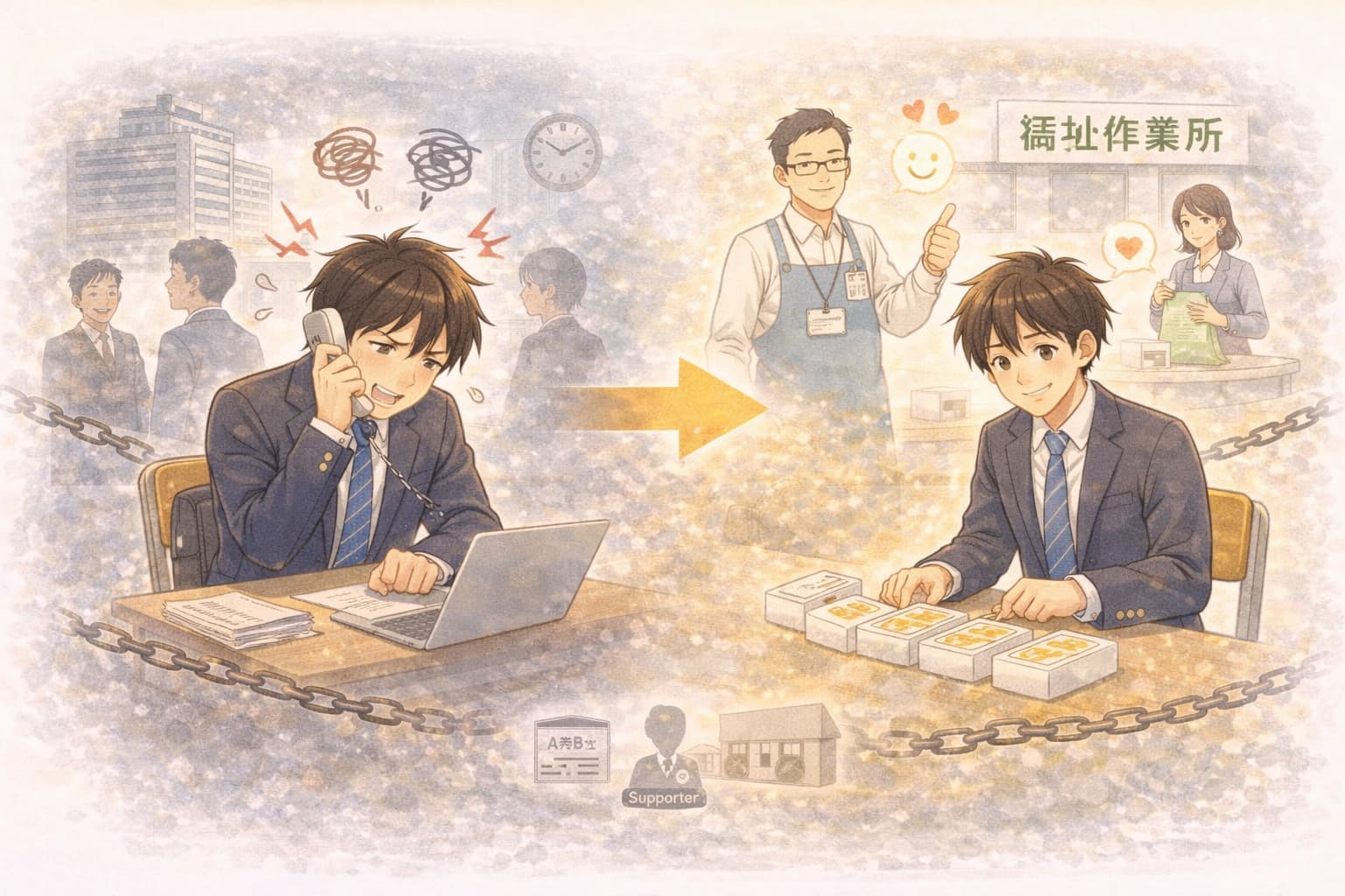 一般就労だけじゃない、福祉的就労という「安心の選択肢」