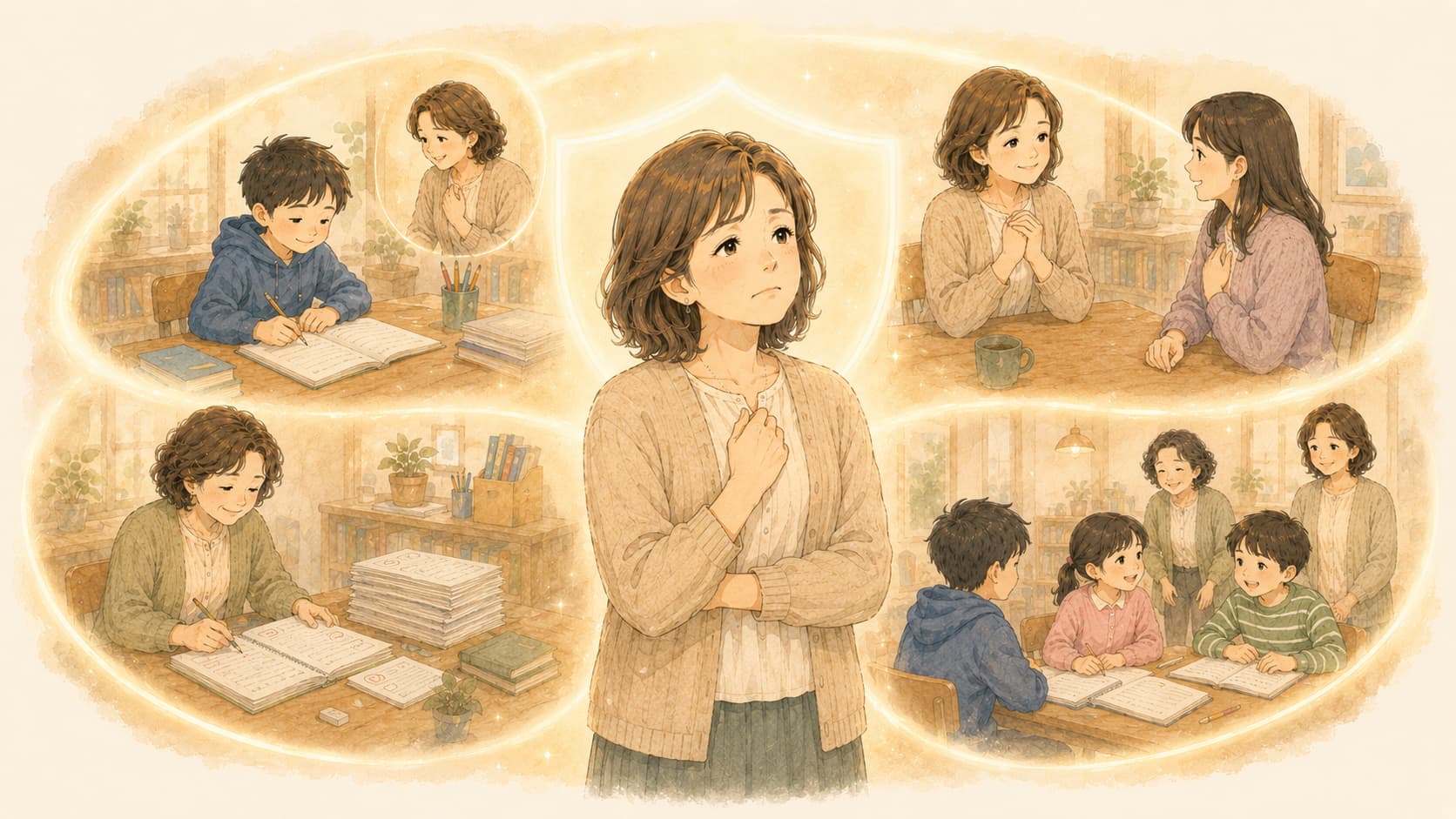 私が経営しているのは子ども向けの学習塾です。生徒の学力を伸ばすことや、自己肯定感をはぐくむことがもくひょうです。その目標を達成するためには、まず生徒の学習環境を守ること、そしてきちんと学力がつくような指導と助言をしてあげることです。