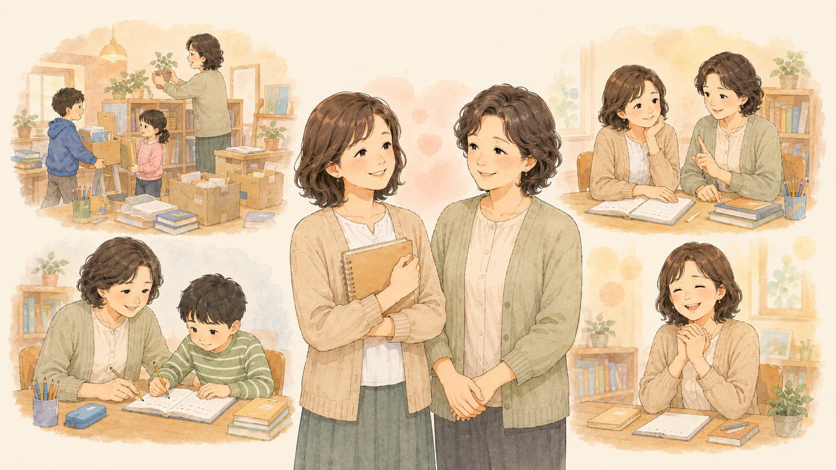開設当初のバタバタした時期を支えてくださったり、年長者ゆえの助言や余裕で助けられたことは多々あります。このスタッフさんには本当に感謝しています。